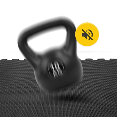 Mata ochronna piankowa PUZZLE na podłogę 100 x 100 cm szara