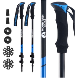 Kije trekkingowe do nordic walking PEAK+ niebieskie