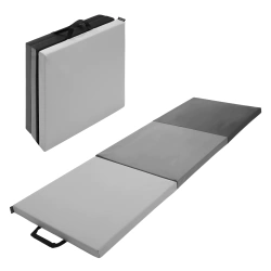 Materac gimnastyczny do ćwiczeń składany szary