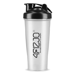 Shaker sportowy PRO do odżywek z siateczką 650 ml