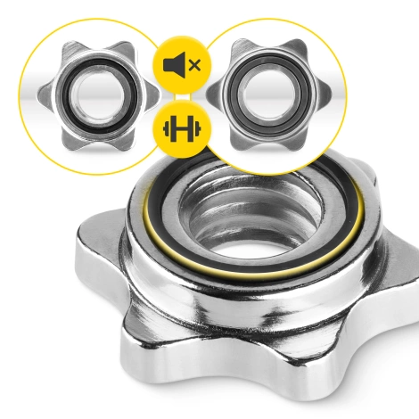 Zaciski śrubowe metalowe na gryf 25 mm 2 szt.