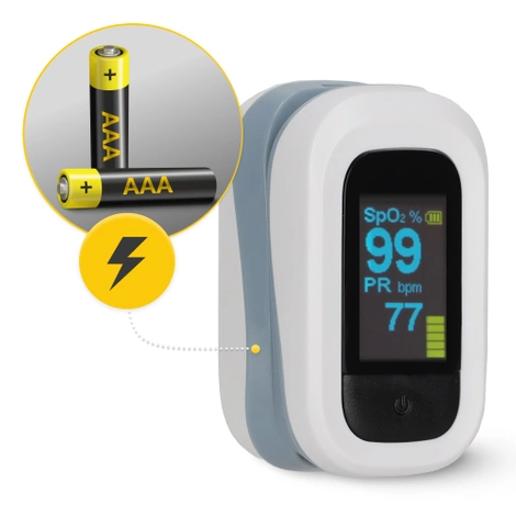 Pulsoksymetr napalcowy MED+