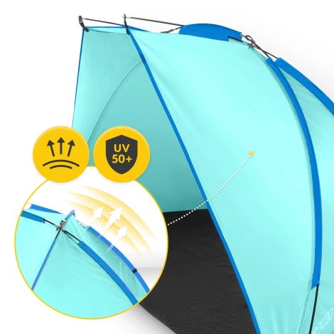 Namiot plażowy PRO jasnoniebieski