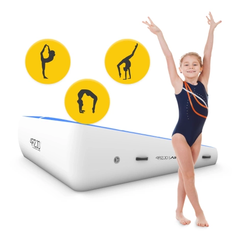 Skos akrobatyczny AIR INCLINE 2 x 2 x 0,6 m + pompa