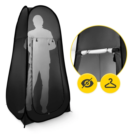 Namiot przebieralnia turystyczna Mountain Goat czarna