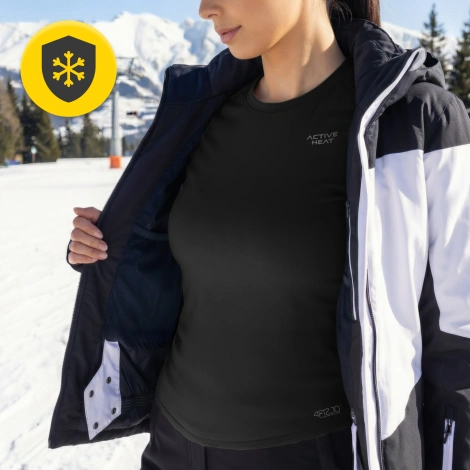 Zestaw odzieży termicznej unisex - czarny komplet 5w1 rozmiar S