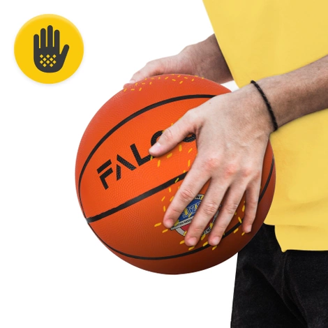 Piłka do koszykówki Falcon rozmiar 7 pomarańczowa