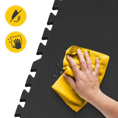 Mata ochronna piankowa PUZZLE na podłogę 60 x 60 cm 4 szt.