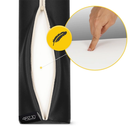 Wałek rehabilitacyjny kształtka do masażu 30 x 10 cm czarna