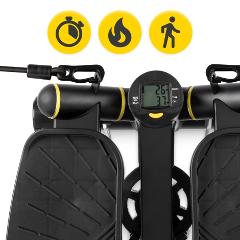 Kompaktowy mini stepper skrętny LITE z ekspanderami