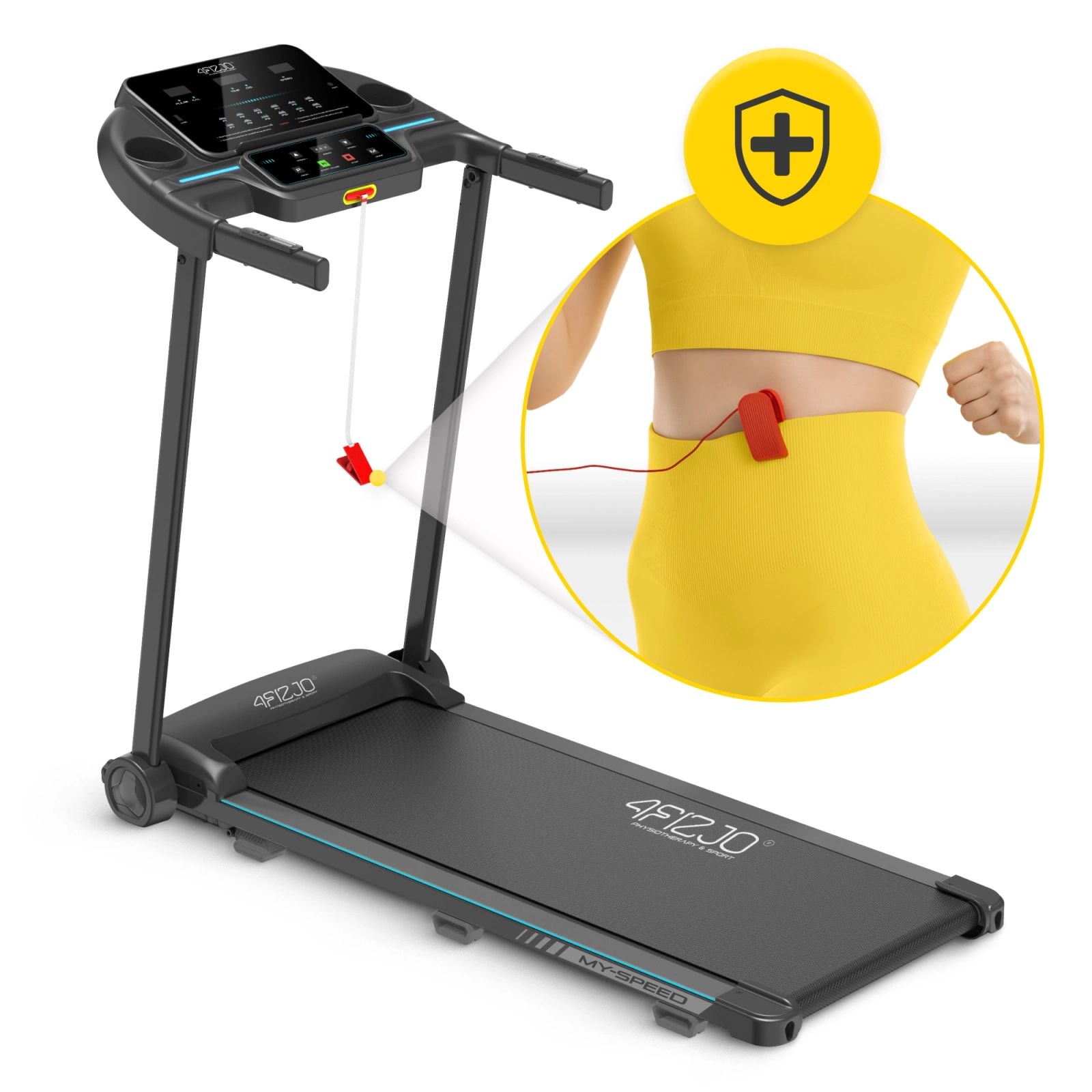 Elektryczna bieżnia domowa składana MY-SPEED