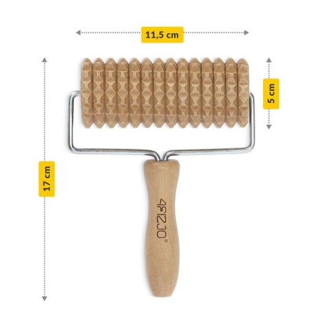 Drewniany roller do masażu ciała duży