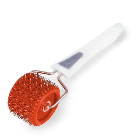 Wałek wieloigłowy do masażu twarzy Lyapko 3,5 bez niklu czerwony