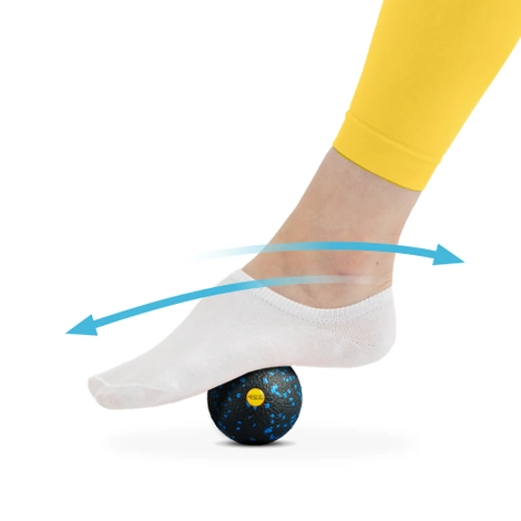 Piłeczka do masażu EPP 8 cm niebieska