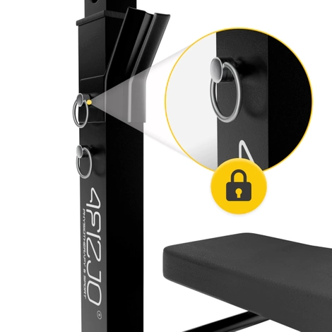 Ławeczka treningowa do ćwiczeń ze stojakiem PRO+