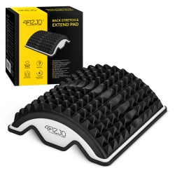 Przyrząd do rozciągania pleców czarno-szary