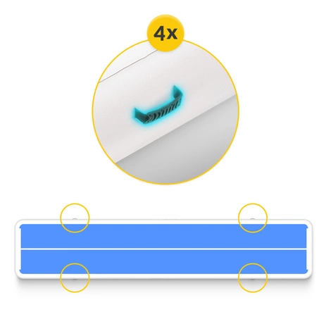 Ścieżka akrobatyczna AIR MAT PRO 10 x 2 x 0,3 m z pompką