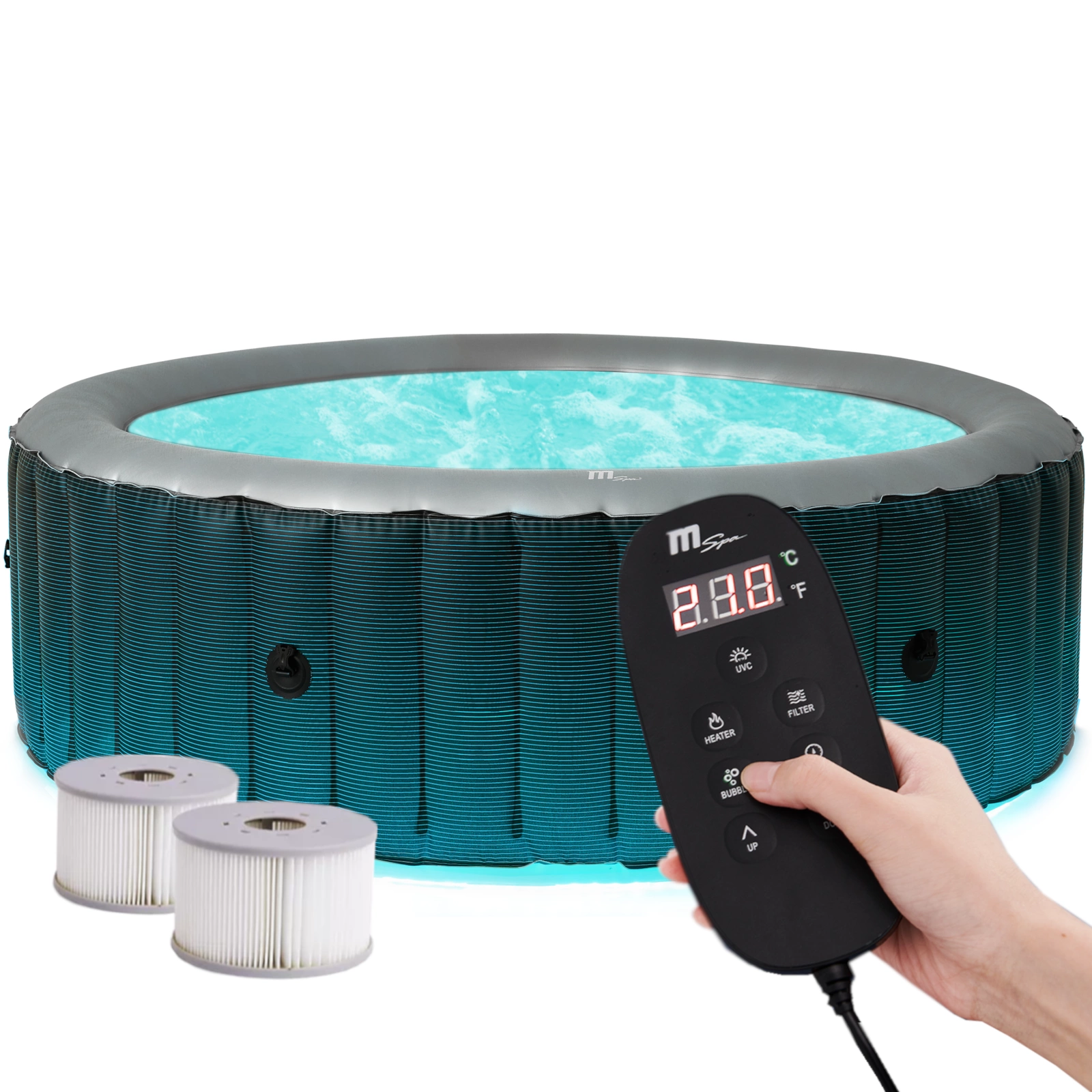 jacuzzi ogrodowe basen z hydromasażem