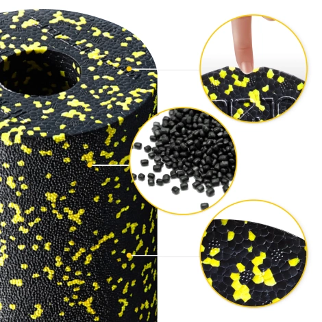 Wałek do masażu piankowy EPP 33 cm żółty