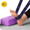 Taśma gimnastyczna do rozciągania 90 cm fioletowa