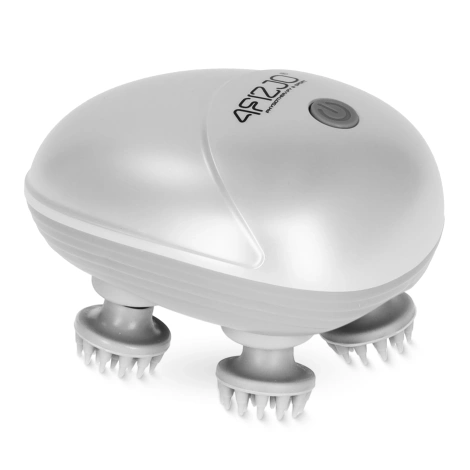 Elektryczny masażer do głowy wodoodporny biały