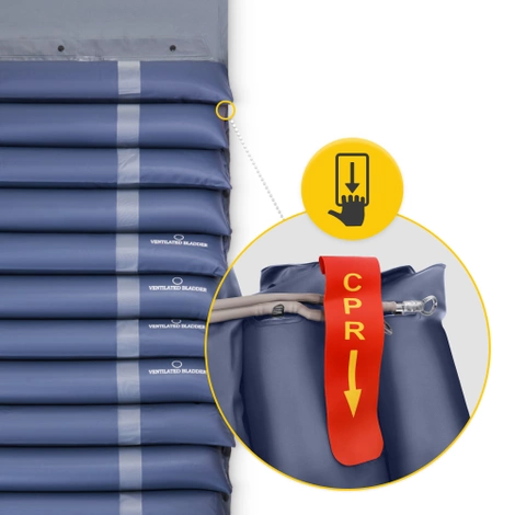 Materac przeciwodleżynowy MED z pompą