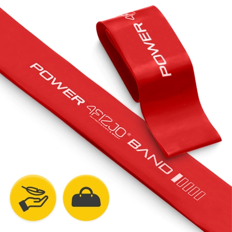 Guma oporowa do ćwiczeń MINI POWER BAND 0,4 mm