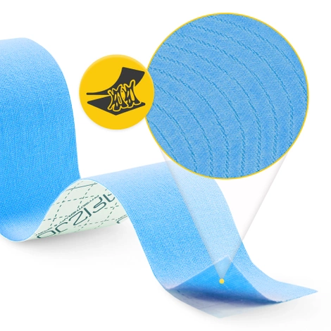 Zestaw 4 taśm do kinesiotapingu 5 cm x 5 m