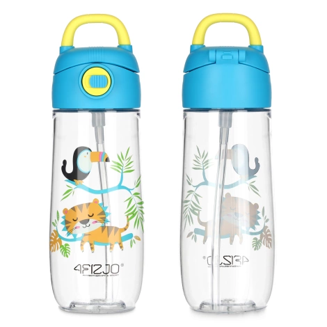 Butelka na wodę dla dzieci DŻUNGLA 550 ml
