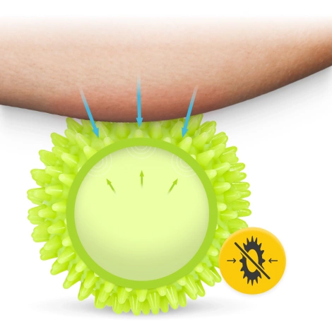 Piłka do masażu z kolcami SPIKE+ 9 cm