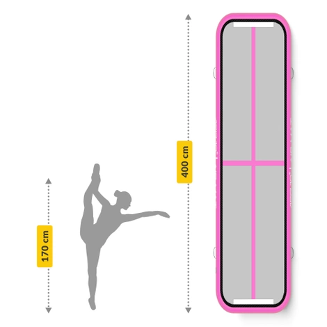 Ścieżka akrobatyczna AIR MAT 4 x 1 x 0,15 m