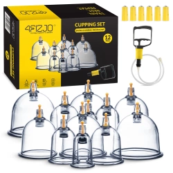 Bańki chińskie bezogniowe próżniowe 12 szt.