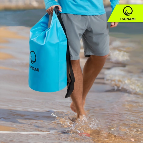 Worek wodoodporny 5 litrów TSUNAMI niebieski