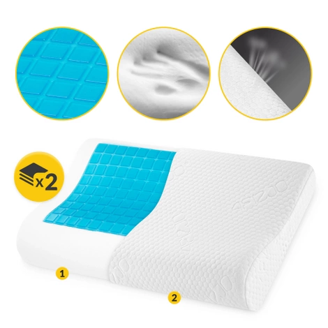 Poduszka ortopedyczna profilowana chłodząca ERGO+