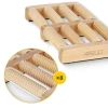 Drewniany wałek do masażu stóp podwójny