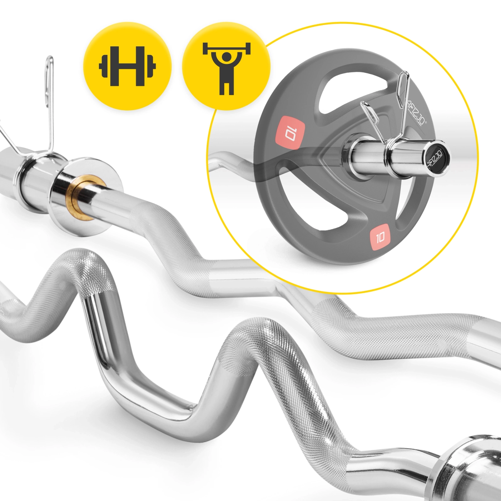 Zestaw olimpijski 3 sztangi - różne długości