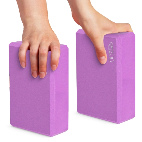 Kostka piankowa do jogi różowa