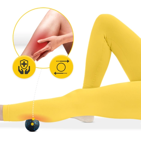 Piłeczka do masażu EPP 8 cm niebieska