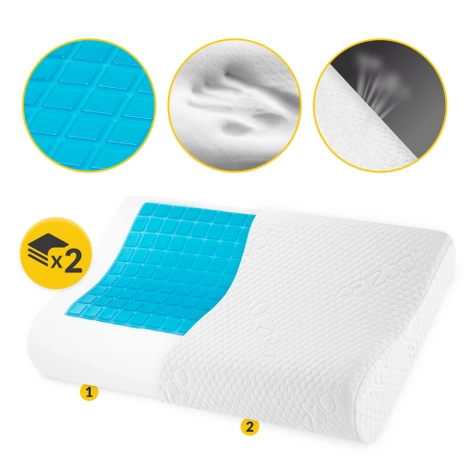 Poduszka ortopedyczna profilowana chłodząca mała ERGO SMALL+
