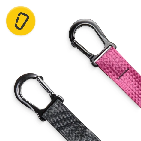 Pasy treningowe taśmy do ćwiczeń TRX różowe