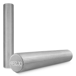 Wałek do masażu z wypustkami CARE+ 90 cm szary