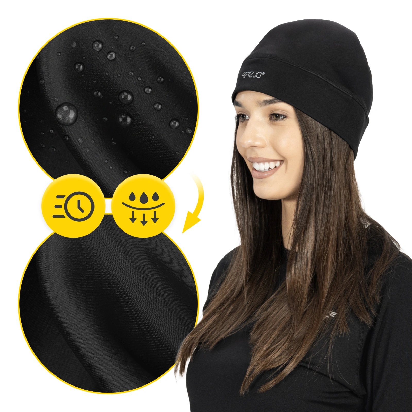 Czapka termiczna - czarna