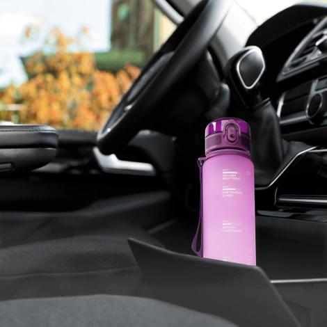 Butelka sportowa na wodę 650 ml różowa