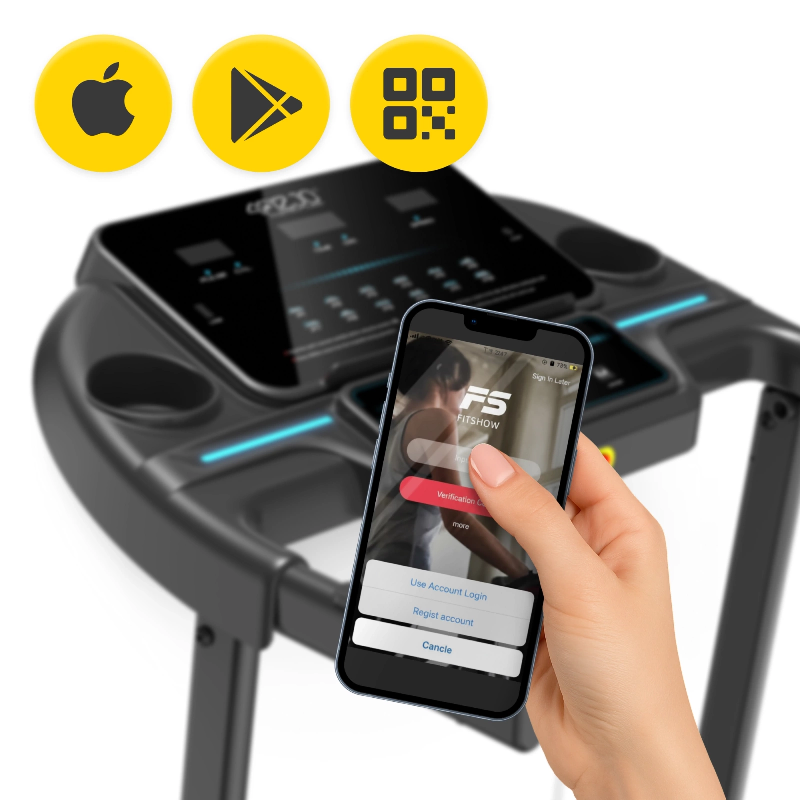 Elektryczna bieżnia domowa składana MY-SPEED