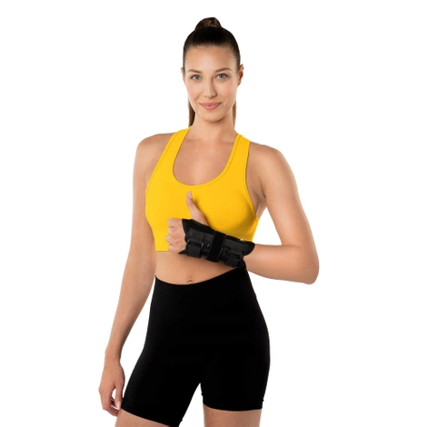 Orteza na lewy nadgarstek ze sztywną szyną