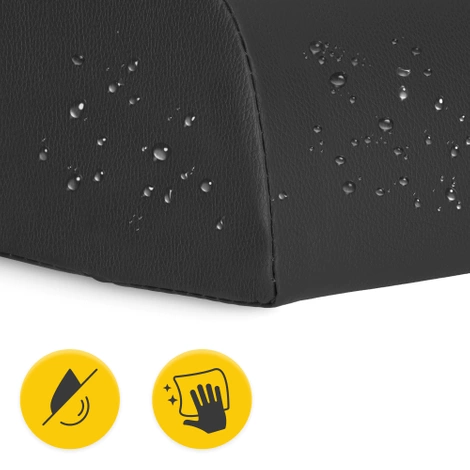 Półwałek rehabilitacyjny do masażu czarny