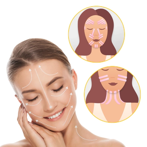 Taśma do kinesiotapingu 5 m x 1 cm