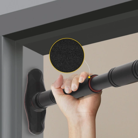 Drążek do podciągania rozporowy ULTRA czerwony