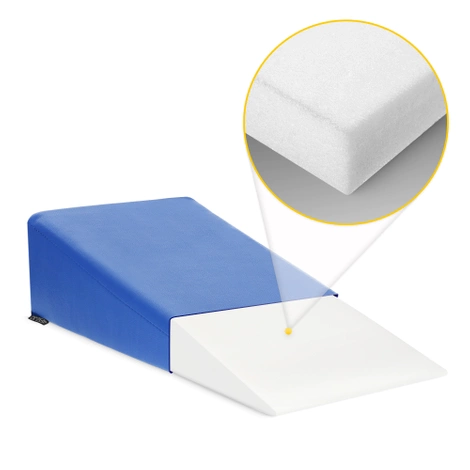 Klin rehabilitacyjny trójkąt do masażu niebieski