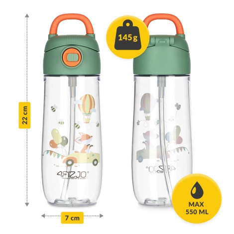 Butelka na wodę dla dzieci BALONY 550 ml
